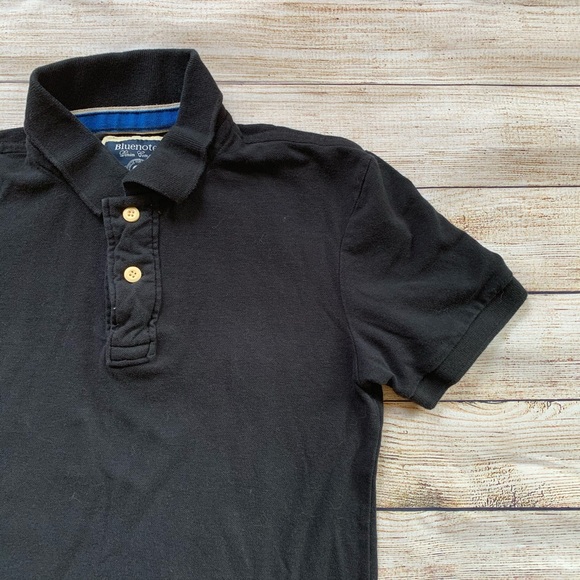 BLUENOTES | Black Polo Shirt Men’s Extra Small - Picture 2 of 6